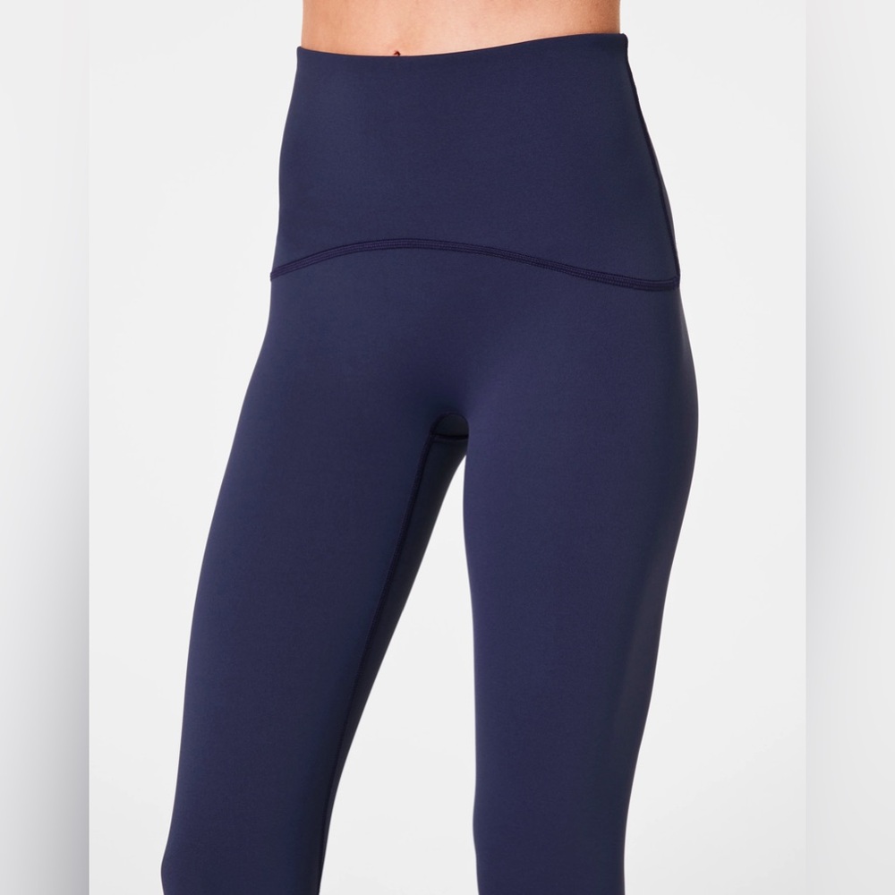SPANX Midnight Black High-Waist Leggings - Picture 3 of 12